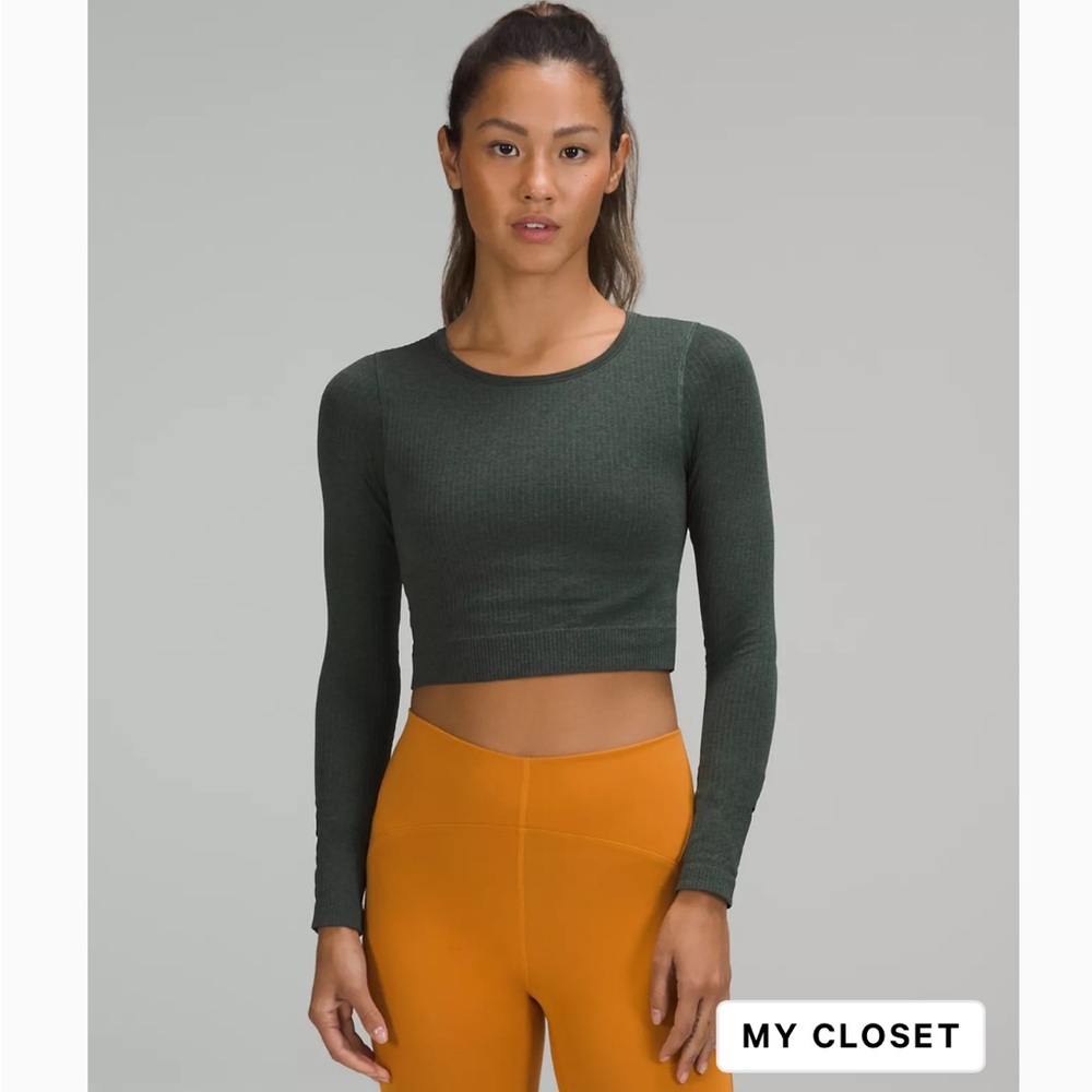 Lululemon Ebb To Street Long Sleeve Shirt Size 6